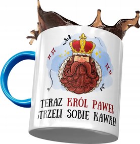 Kék Bögre Pál Férj Kolléga Ajándék Nyomtatott Fotóval