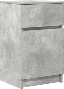 vidaXL betonszürke szerelt fa éjjeliszekrény 39x35x65 cm