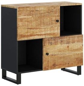 tömör mangófa tálalószekrény 2 ajtóval 80 x 33 x 75 cm