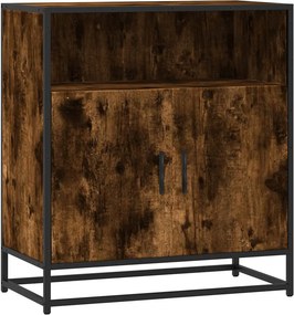 vidaXL komód füstölt tölgy 68x35x76 cm Gépelt fa