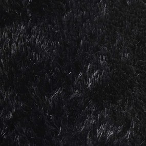 fekete hosszú szálú NAVARRA bozontos szőnyeg 240x240 cm
