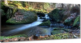 Vászonkép 180x90 Kéz a hegyekben