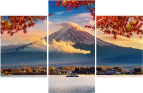 Kép - japán, Fuji hegy (90x60 cm)
