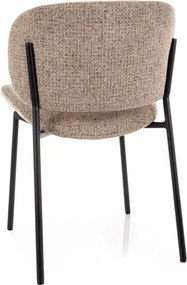 Kiso Noelle étkezőszék sötétbézs/fekete