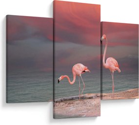 Flamingók képe (90x60 cm)