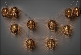 Elemmel működő LED fényfüzér, izzók száma 10 db, hosszúság 180 cm Carlisle – House Nordic