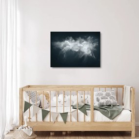 Az absztrakció képe (üvegen) (70x50 cm)