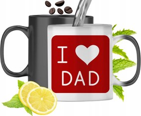 Mágikus Bögre Apukáknak Színváltós Nyomtatott Fotóval