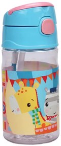 Fisher-Price Animals műanyag kulacs akasztóval 350 ml