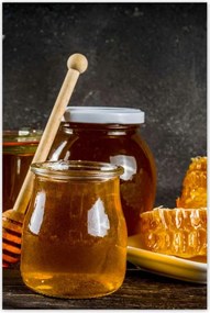 Poszterek 80x120 Méhészet mézes tégelyek