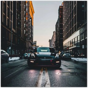 Poszterek 30x30 Fekete Nissan Gtr