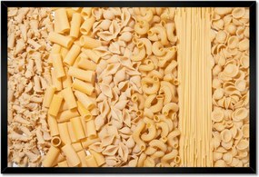 Poszterek keretben 60x40 Tészta típusok paszta