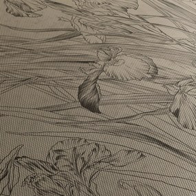 Kép - A növények körvonalai (órával) (90x30 cm)