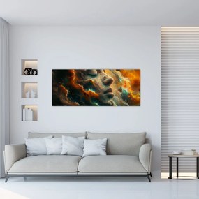 Kép - Arc az űrben (120x50 cm)