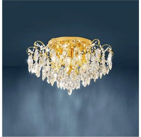 Eglo 39602 - Felületre szerelhető csillár FENOULLET 6xE14/25W/230V arany