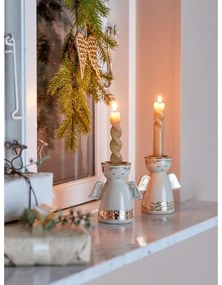 Agyagkerámia gyertyatartó készlet teamécseshez 2 db-os Faella – Bloomingville