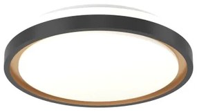 Eglo 300684-LED RGBW Dimmelhető mennyezeti lámpatest MALERAMARA-Z LED/14W/230V fekete/arany+távirányító