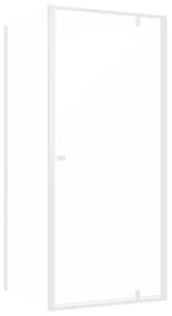 Sealskin Contour zuhanykabin 90x90 cm négyzet fehér matt/átlátszó üveg CD180906025100