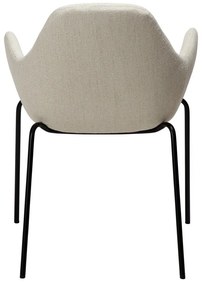 Krémszínű buklé fotel Zimmer – DAN-FORM Denmark