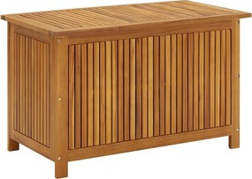 Tömör Akácfa Kerti Tárolóláda 90 X 50 X 58 Cm