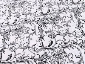 ZUZANA fehér pamut ágyneműhuzat Ágyneműhuzat mérete: 70 x 90 cm | 140 x 200 cm