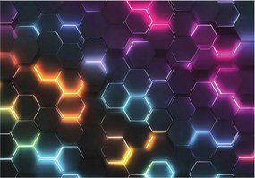 Ifjúsági Fotótapéta Hexagonok 3D Gaming Ifjúsági Tapéta 350x250