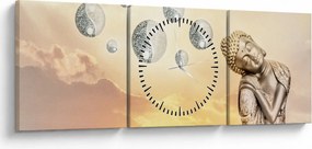 Kép - Meditációs idő (órával) (90x30 cm)