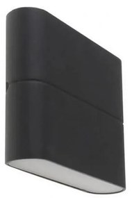 LED2 - LED Kültéri fali lámpa FLAT 2xLED/3W/230V antracit IP54