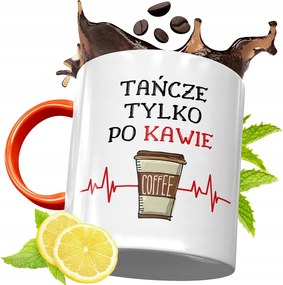 Narancssárga Bögre Táncosnőnek Ajándék fényképes nyomattal