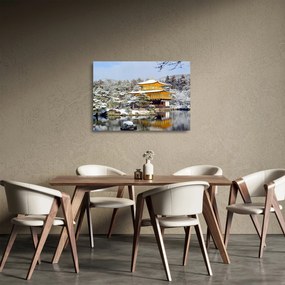 Üveg kép - Kinkakuji, Japán (70x50 cm)