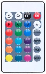 Grundig - RGBW LED, dimmelhető állólámpa, LED/10W/5V, fekete, távirányítóval