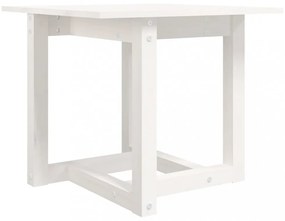 fehér tömör fenyőfa dohányzóasztal 50 x 50 x 45 cm