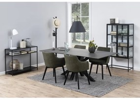 SARON konzolasztal fekete színben