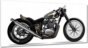 Vászonkép 115x55 Motorkerékpár Antik Vintage