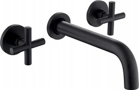 Rea Exit - Fal alatti mosdócsaptelep, fekete, REA-B8000