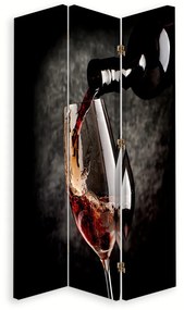 Gario Paraván Vörösbor illata Méret: 110 x 170 cm, Kivitelezés: Forgó paraván 360°