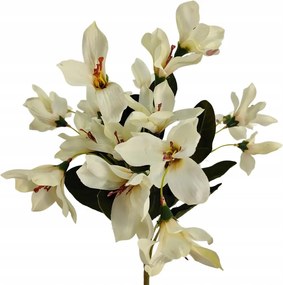 Liliom csokor Krémszínű 40 cm Mesterséges Dekorációs Virág