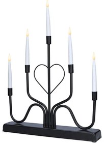 Brilagi - LED karácsonyi gyertyatartó LED/2xAA fekete