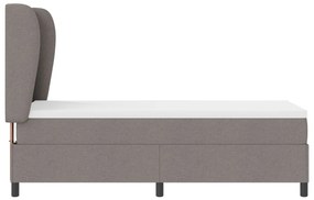 Ágykeret Matrac Fekvőfelülettel Taupe 80x200 cm Szövet