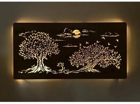 Li-Go 5307/DUB2 - LED Fényerőszabályozható fali dekoráció LED/24W/230V 120x60 cm tölgy