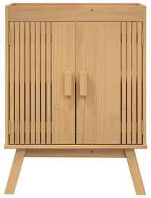 Mosogató Alap Szekrény 114x43x73,5 cm Tömör Fenyőből