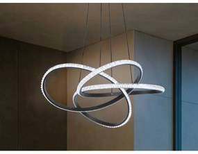 LED dimmelhető csillár kábelen LED/95W/230V 3000-6500K átm. 57 cm + távirányító