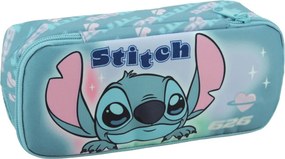 Disney Lilo és Stitch, A csillagkutya Brush It Out 2 rekeszes tolltartó 26 cm