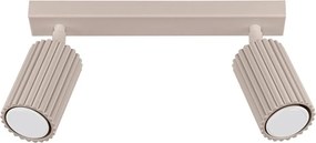 Szürkésbarna fém spotlámpa 6,5x30 cm Gleam – Sollux