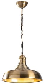 Aranyszínű függőlámpa fém búrával ø 32 cm Rosea – Opviq lights