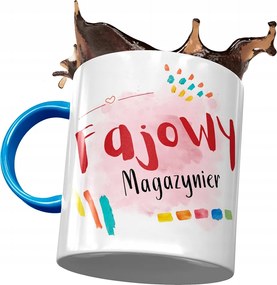 Kék Bögre Raktárosnak Cool Raktáros Nyomtatott Fotóval