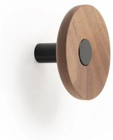 Fogas Viefe ZOOT gomb, 90mm, fa-alumínium, matt fekete + dió EI