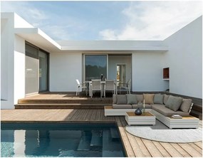 Fehér fém kerti szék Heta – Bizzotto