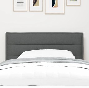 LED Fejtámla Vonal Dizájn Sötét Szürke 100 cm Szövet