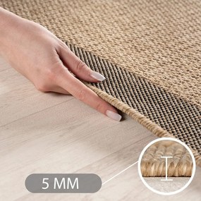 Barna kültéri-beltéri futószőnyeg 80x250 cm Timber 1402 – Ayyildiz Carpets